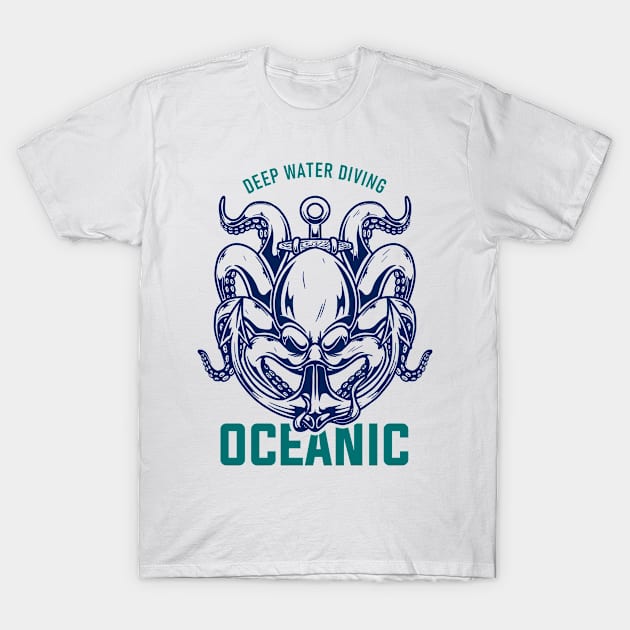 octopus T-Shirt by Supertrooper